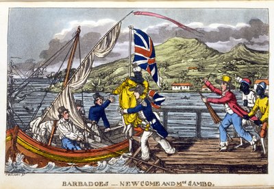 Newcome and Mrs Sambo, plate from 